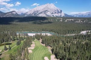 Banff Springs 7th River Aerial